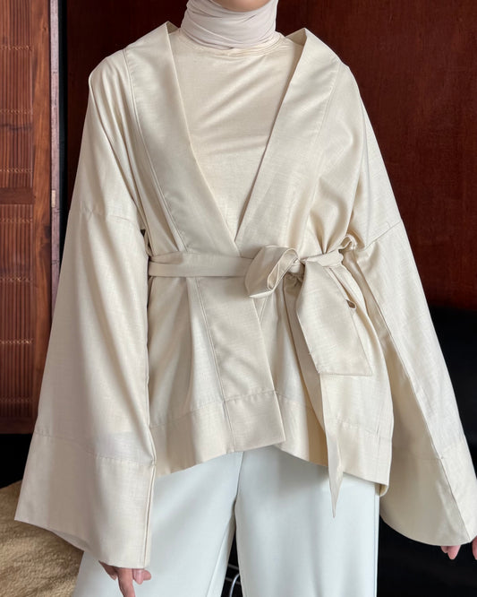 Kimono Top in Oatmeal