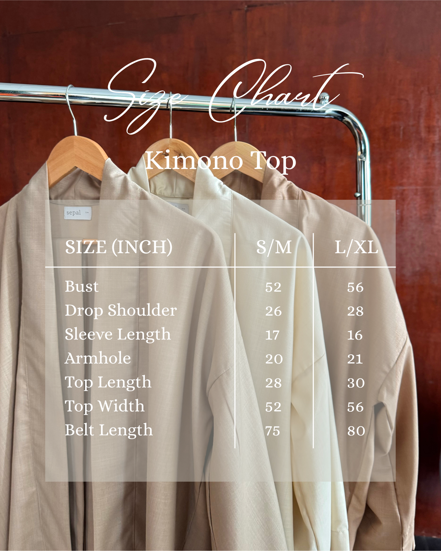Kimono Top in Wood